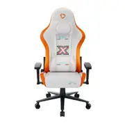 ONEX STC X Hardcore Gaming/Office Chair (White/Orange)