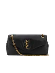 Saint Laurent Calypso Small in Plunged Lambskin