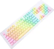 DOITOOL Mechanical Keyboard Key Caps Keys Light Translucent Pbt Comfortable to Touch Easy to Install Fashionable