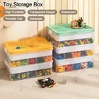 Transparent Toy Storage Box Waterproof Toy Chest Case Building Blocks