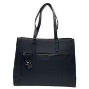 BALLY WOMEN TOTE BAG TRIPLE COMPARTMENT GAMO 35 IN SMOKE GRAY BOVINE LEATHER