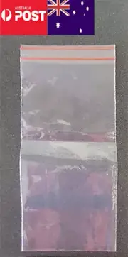 10x20cm Resealable ZipLock Bags-Self Seal-Clear Plastic-Poly Transparent