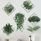 DIY Wall Stickers Removable Potted Plant Decals Creative Wall Mural Home Decor