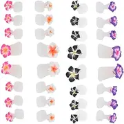 minkissy Silicone Toe Separators 32 Pcs Decorative Toe Spacers for Pedicure for Salon Home