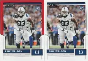 Erik Walden INDIANAPOLIS COLTS 2017 SCORE RED RETAIL FAT PACK ONLY & Base #249