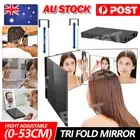 360° View 3 Way Tri-fold Mirror Hair Cutting Self Haircut Makeup Hanging Mirror