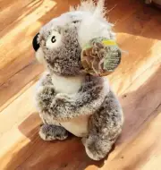 Multipet Koala Dog Toy Plush Stuffed Animal Toy Stuffy Squeaker 14" Soft NWT
