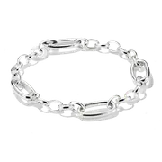Buy Charm bracelet with three Connect links Silver by Thomas Sabo online - THOMAS SABO Australia