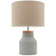 Mercator Moby Concrete & Timber Table Lamp