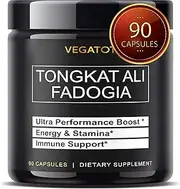 VEGATOT Fadogia Agrestis Tongkat Ali Ultra Extract 53,300mg Raw Powder *USA Made and Tested* High Potency with Creatine, L-Citrulline, L-Arginine - Promote Energy Performance ,1