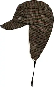 [Kangol] Ushanka Sherpa Plaid Supre Lined Hat, DC091