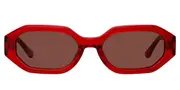 Linda Farrow THE ATTICO IRENE ATTICO14 C13 Men's Sunglasses Red Size 54