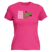 Animal Trex Hates Bench Pressing Dinosaur - Funny Novelty Womens T-Shirt T Shirt Tshirt