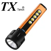 在飛比找momo購物網優惠-【TX 特林】USB充電雙光源輕便手電筒(T-COB55)