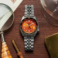 在飛比找Yahoo!奇摩拍賣優惠-精工錶SEIKO 5 sport 人氣橙橘GMT機械錶◎SS