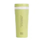 2PC 300ml Wheat Straw Cellulose Made Leak Proof Double Layer Water Bottle With Handle Strap
