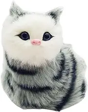 Ｓｉｍｈｏａ Electric Plush Toy Cat Interactive Pet Kitty Electronic Interactive Cat Toy for Holiday