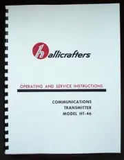 Hallicrafters HT-46 HT46 Communications Transmitter Manual HAM RADIO