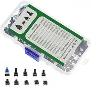 Total 180pcs10values Tactile Push Button Switch Micro Momentary Tact Assortment Kit