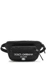 Dolce & Gabbana Kids Logo-print Nylon Belt bag - Black - One ONE