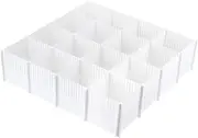 Binxind Household Drawer Dividers Free Combination Underwear Socks Sorting Organising Boards Wardrobe Storage Partition