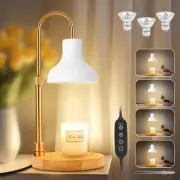 Candle Warmer Lamp, Electric Candle Warmer Lamp Adjustable Heightwith Timer, ...