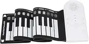 BESTonZON 49-key Portable Roll-up Keyboard Piano Pink Perfect for Boys and Girls Adults