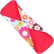 GOOHOCHY Breathable Sanitary Napkin Washable Cotton Pad Flower Design Reusable Menstrual Towel for Women