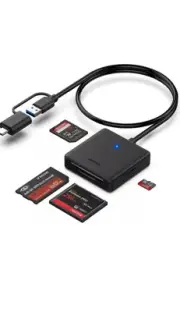 Memory Card Reader 4in1 USB USB-C to SD Micro SD MS CF Card Reader Adapter