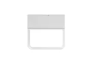 Brosa Slim Bedside Table (White)