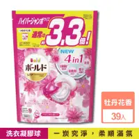 在飛比找momo購物網優惠-【日本P&G】4D炭酸機能活性去污強洗淨洗衣凝膠球-牡丹花香