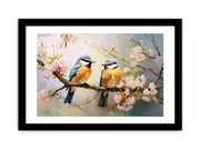 Bird Branches Art Framed Art Framed print Art Poster