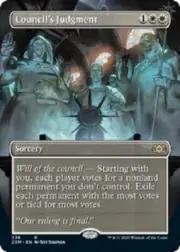 Council's Judgment - Mythic Box Topper NM - Double Masters