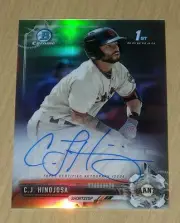 2017 Bowman (Chrome) prospect autograph refractor CJ Hinojosa /499