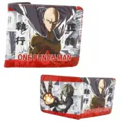 New Saitama ONE PUNCH MAN BiFold Wallet Wanpanman Credit Card Billfold