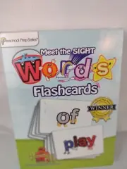 Sight Words Flashcards Preschool Series 45 Sight Words Award Winning