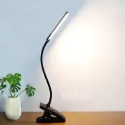 deaunbr LED Reading Light with Clip USB Rechargeable Book Lights, 24 LEDs Fle...