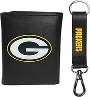 Siskiyou Sports NFL Unisex Tri-fold Wallet & Strap Key Chain
