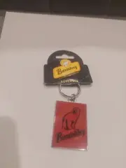 Bundaberg Rum Red Metal Keyring - Bundy Bear Logo