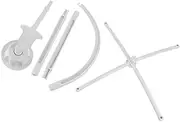 HOMOBABE 1 Set Bed Bell Bracket Crib Mobile Bracket for Crib Bed Bell Supporting Bracket Crib Holder Bracket Crib Mobile Bracket Bed Bell Supporting Stand White Plastic