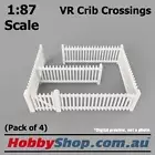 VR Victorian Railways Picket Fence Crib Crossing #1 Set HO 1:87 Scale