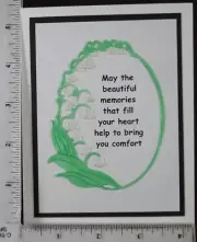 Hand Made Greeting Card, SYMPATHY