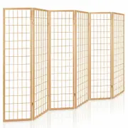 Artiss 6 Room Divider Screen Solid Wood Timber Dividers Panel Fold Stand Privacy