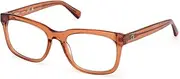 [GUESS] GU50251 042 Shiny Dark Orange 54/19/145 Men's Glasses, 042 Shiny Dark Orange, 54/19/145