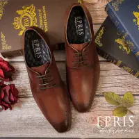 在飛比找momo購物網優惠-【EPRIS 艾佩絲】現貨 紳士英倫風 經典方頭款 休閒皮鞋
