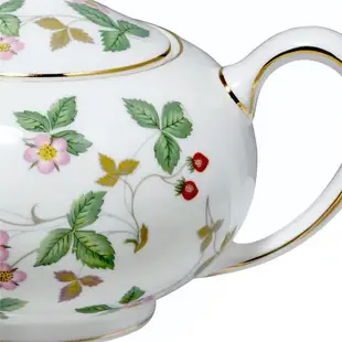 英國Wedgwood Wild Strawberry野草莓骨瓷茶壺/咖啡壺 英式下午茶