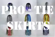PRO-TIE SKIRTS Bass,spinnerbait, Chatterbait fishing lure skirt. Qty: 5 per pack