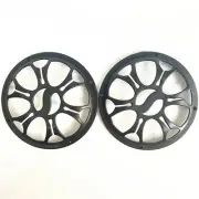 2 Pcs 5" Universal ABS Speaker Cover Grill For Car Audio DJ PA Speaker Black
