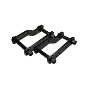 Pair Rear Extended Shackles for for Mitsubishi Triton MV GLX 2.4L 2023-On