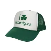 I Shamrock Shenanigans Unisex Hat Cap | St One Size Green/White/Green